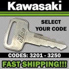 Kawasaki Keys Teryx Mule Cut To Replacement Made Codes 3201-3250 New. Price: $9.95.