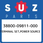 38800-09811-000 Suzuki Terminal Set,power Source 3880009811000, New Genuine Oem. Price: $145.33.