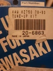 Kawasaki 750 Twin 1978-1980 Tune Up Kit -k&l 20-6863 *take K!* New. Price: $29.00.