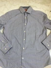 Original Penguin Slim Fit Dress Shirt Blue Brown Check Men 15.5 32/33 Button Pre-owned. Price: $24.99.