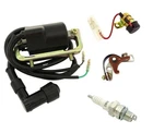 Deluxe Tune Up Kit Honda CM91 CT90 Ignition Coil Condenser Points Spark Plug New. Price: $46.95.