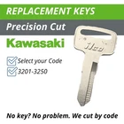 Kawasaki Ridge Cut To Code 3201-3250 Ignition Replacement Keys New. Price: $9.95.