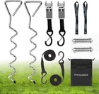 Stainless Steel Rv Awning Tie Down Kit, Campers Anchors Accessories New. Price: $23.99.