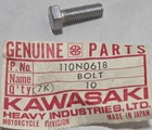 New Genuine Kawasaki KZ900 KZ1000 Factory 6X18 Bolt Part Oem 110N0618. Price: $11.89.