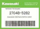Kawasaki Genuine Switch-assy 27048-5282 New. Price: $391.77.