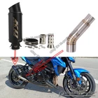 For Suzuki GSXS750 GSR750 BK750 Slip-on Exhaust Pipe Db Killer Middle Link Tube New. Price: $92.16.