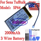 Usps 3 Wire Connector 2000MAH Battery For Sena Tufftalk SP64 New. Price: $29.99.