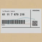 Genuine Bmw 61117670218 - Bracket Neu. Price: $29.05.