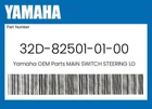 Yamaha Genuine Main Switch Steering Lock 32D-82501-01-00 New. Price: $184.79.
