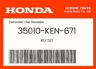 Honda Genuine Key Set 35010-KEN-671 New. Price: $134.62.