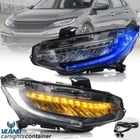 Vland Led Headlights With Drl For Honda Civic 2016-2021 W/sequential Turn Signal New. Price: $280.24.