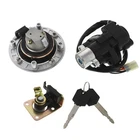Fuel Gas Cap Ignition Switch Seat Lock Key Set For Suzuki GSXR600 1997-2000 New. Price: $22.09.
