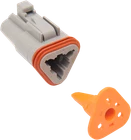 Namz Deutsch Pin Plug Connector Gray DP-3G New. Price: $5.95.