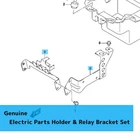 Suzuki VZR1800 M109R '06-23 Genuine Electric Parts Holder & Relay Bracket Set New. Price: $69.67.