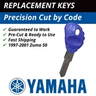 Yamaha Key For Zuma 1997-2001 Scooters Cut To Code 9501-9554 New. Price: $11.99.