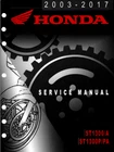 2003-2017 Honda P/a ST1300A Service Manual And Non-abs Models Remanufactured. Price: $51.14.