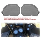Fairing Mesh Front Speaker Grills Cover Trim Replacement For Harley Road Glide New. Price: $16.00.
