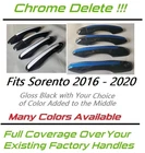 Custom Black Door Handle Covers 2016 - 2020 Fits Kia Sorento Pick Middle Color New. Price: $115.00.