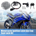 Pack Of 3 For Yamaha Motorcycle Ignition Switch Gas Fuel Tank Cap Seat Lock Key New. Price: $39.33.