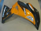 Oem 17-20 Kawasaki EX650 Ninja Right Side Fairing Lower Turn Signal Panel Used. Price: $24.00.