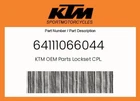 Ktm Genuine Lockset Cpl. - 64111066044 New. Price: $284.80.