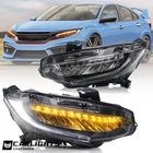 Customized Led Headlights With Drl Sequential Turn Signal For 16-21 Honda Civic New. Price: $262.19.