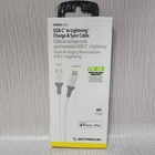 Scosche Strikeline Mfi Certified Lightning To Usb-c Charge Cable (CI44WG-SP) Open. Price: $13.52.