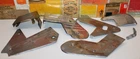 Harley-davidson Shovelhead Flh Side Frame Battery Heat Shield Covers Lot Used. Price: $50.00.