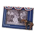 Trail Of Painted Ponies Horse Fallen Heroes Frame Red White Blue Photo Picture New. Price: $19.95.