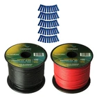 Harmony Car Primary 14 Gauge Power Or Ground Wire 200 Feet Rolls Red & Black New. Price: $18.95.