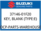 Suzuki Oem Part 37146-01F20 Key Blank (type:e) New. Price: $9.41.