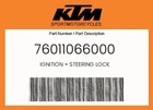 Ktm Genuine Ignition + Steering Lock - 76011066000 New. Price: $66.73.