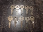 Antique 10 Vtg Keys Automotive Ignition Locks Basco Briggs And & Stratton Used. Price: $10.00.