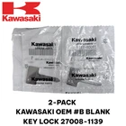 Kawasaki Oem #b Blank Key Lock 27008-1139 New. Price: $22.40.