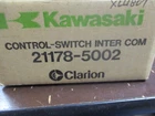 Kawasaki Oem Nos Switch 21178-5002 New. Price: $44.99.
