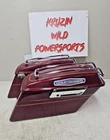 2001 Harley Electra Glide Oem Hard Saddlebags Lids Red Left Right Touring Pair Used. Price: $325.00.