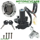 For Kawasaki Ninja 250R EX250J Ignition Switch Lock Gas Cap Cover Set 2008-2012 New. Price: $28.94.