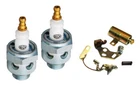 Beck 18MM Air Cooled #3 Spark Plugs With Points & Condenser 1930 - 1948 Harley New. Price: $158.00.