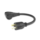 Furrion Pigtail Adapter 30A Connector 4-PRONG Plug, Black #FP31GEN4R-SB New. Price: $54.50.