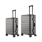 2-PIECE Zipperless Luggage Set 20/26 Inch Airline Approved Tsa Lock, Scra... New. Price: $281.14.