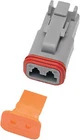 Namz Custom Cycle Products 2-WIRE Grey Deutsch Plug & Wdglck Hd# 72132-94GY DP-2 New. Price: $17.97.