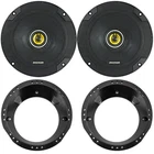 2X Kicker CSC65 6.5" 300W Max 2-WAY Speakers W/mounting Ring Adapter (98-2013) New. Price: $96.99.