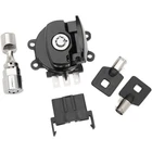 Drag Gloss Black Side Hinge Ignition Switch W/fork Lock Harley 96-10 Fl/fx Model New. Price: $122.67.