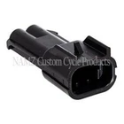 Namz Custom Cycle NDP-38062 Delphi-packard Weatherpack 2-WIRE Male Connector New. Price: $9.95.