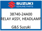 Suzuki Oem Part 38740-24A00 Relay Assy, Headlamp New. Price: $60.17.
