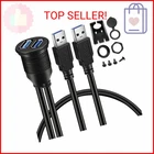 Batige 2 Ports Dual Usb 3.0 To Female Aux Flush Mount Car Ext New. Price: $15.16.