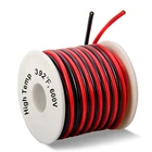16 Gauge Silicone Wire Spool 50 Feet, Ultra Flexible High Temp 200 Black,red. Price: $29.99.