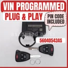 2005-2007 Jeep Grand Cherokee Immobilizer 56040543AS Vin Programmed Plug & Play Remanufactured. Price: $279.99.