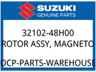 Suzuki Oem Part 32102-48H00 Rotor Assy, Magneto New. Price: $189.31.