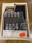Colony Chrome Plated Acorn Head Timing Cover Set Stock No. 7129-12 Open Pack New. Price: $29.99.